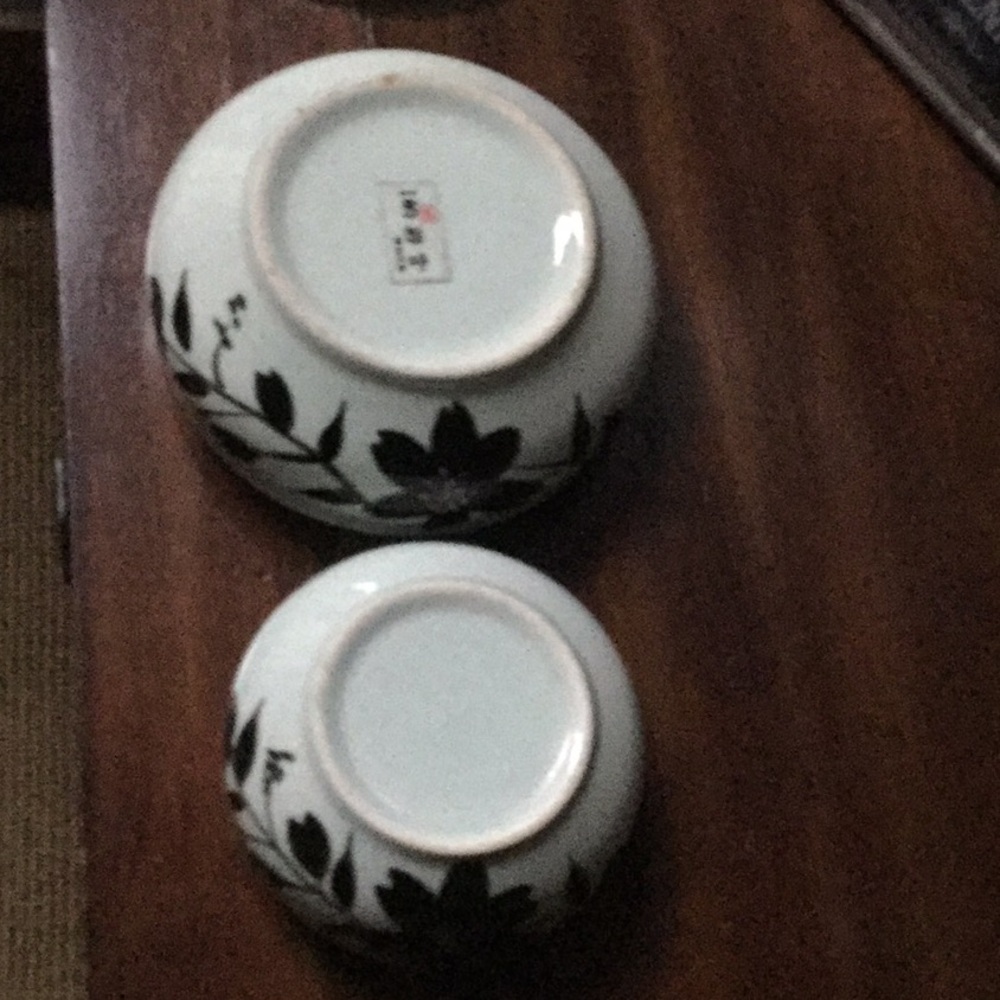 Japanese rice ramen bowls shabby chic decor culinary art - Picture 4 of 9